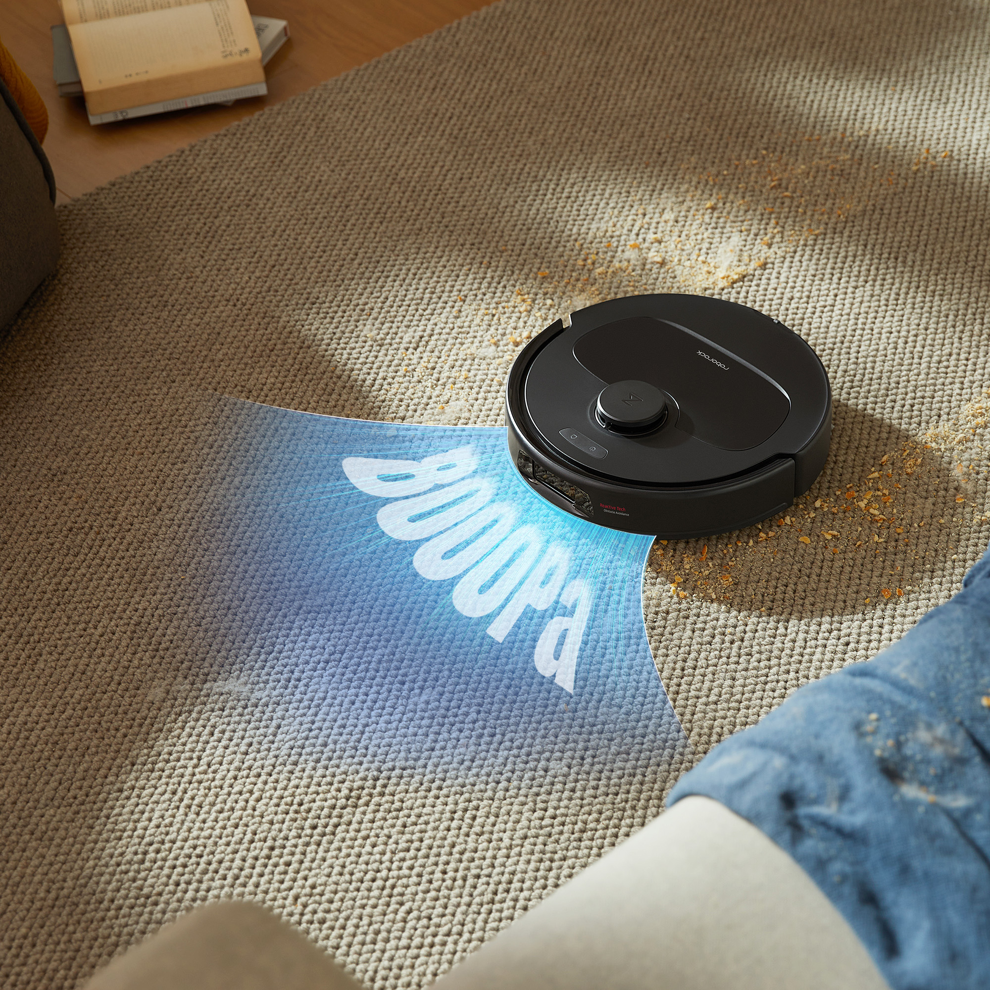 Roborock aspirapolvere robot Qr 598 Black Nbox