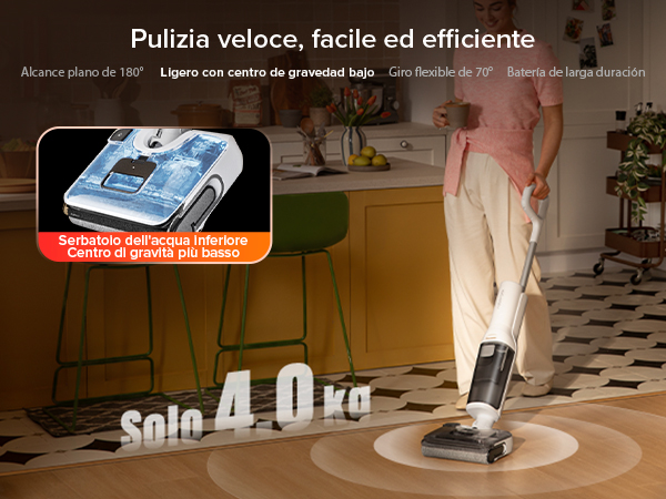 Roborock aspirapolvere  F25 Rt White