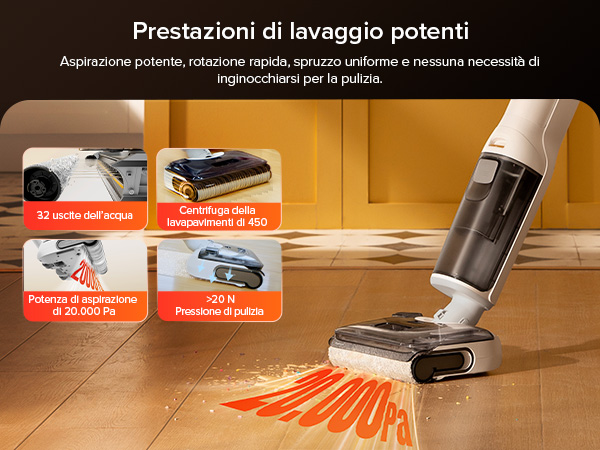 Roborock aspirapolvere  F25 Rt White