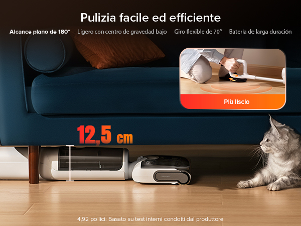 Roborock aspirapolvere  F25 Rt White