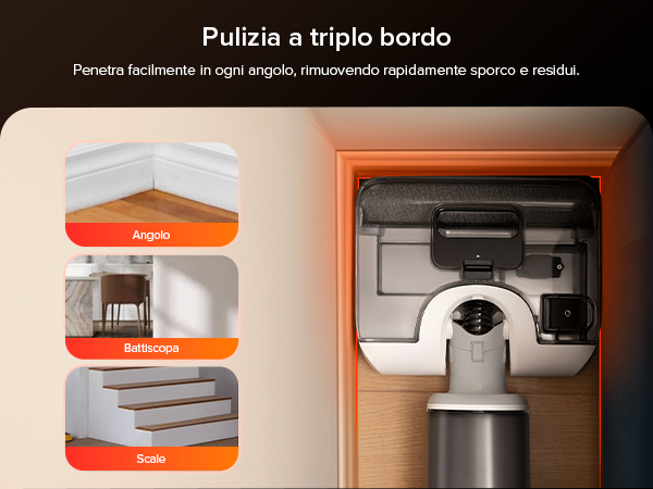 Roborock aspirapolvere  F25 Rt White