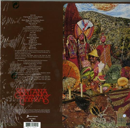 Sony Music Entertainment Vinile Santana Abraxas