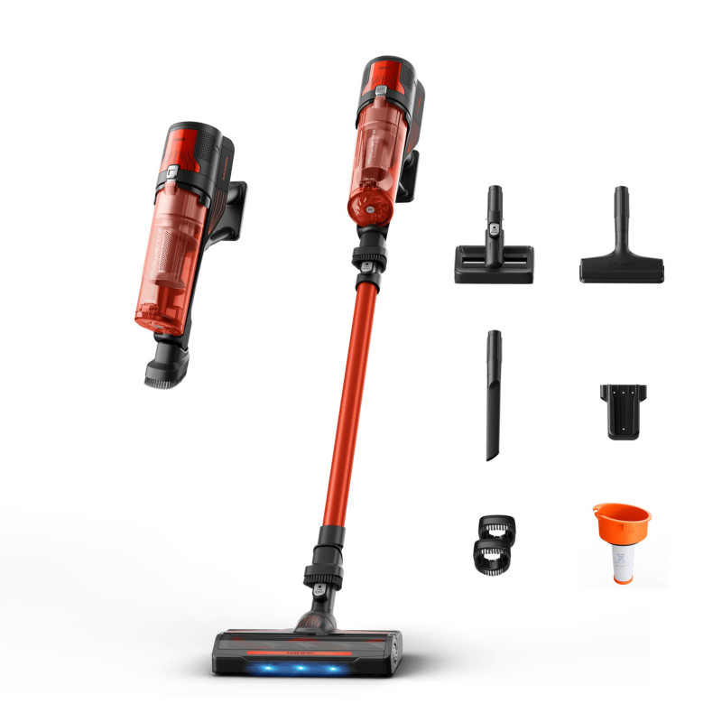 Rowenta Scopa Elettrica Rh1872 4 in 1 Rosso