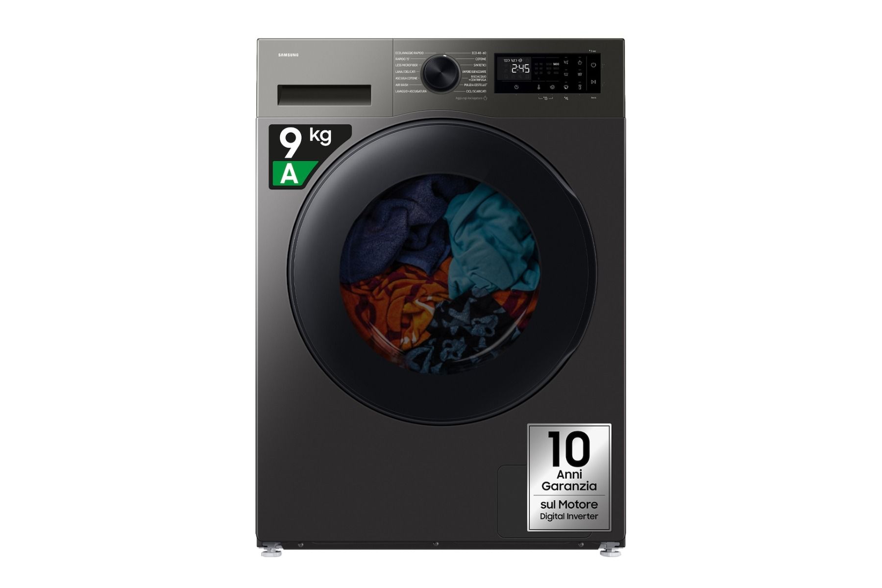 Samsung Lavasciuga 9Kg + ‎6Kg WD90HG5U34BXET Nero