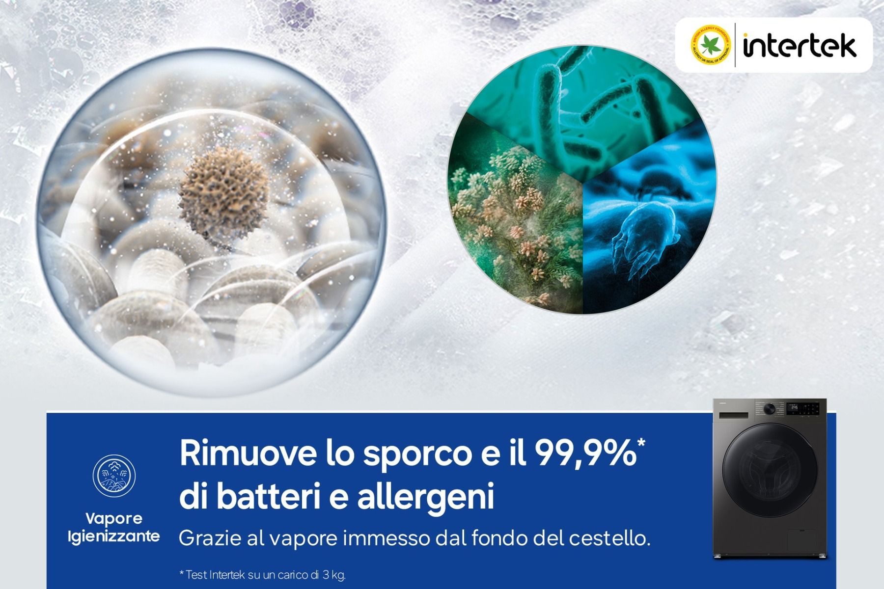 Samsung Lavasciuga 9Kg + ‎6Kg WD90HG5U34BXET Nero