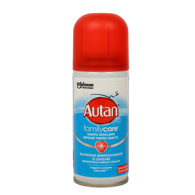 Autan Spray Secco Insetto repellente Family Care 100ml