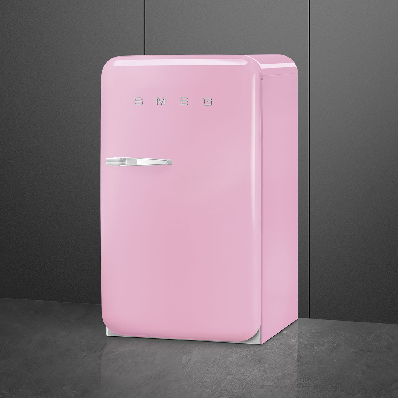 Smeg Frigorifero Monoporta Fab10hrpk6 Rosa
