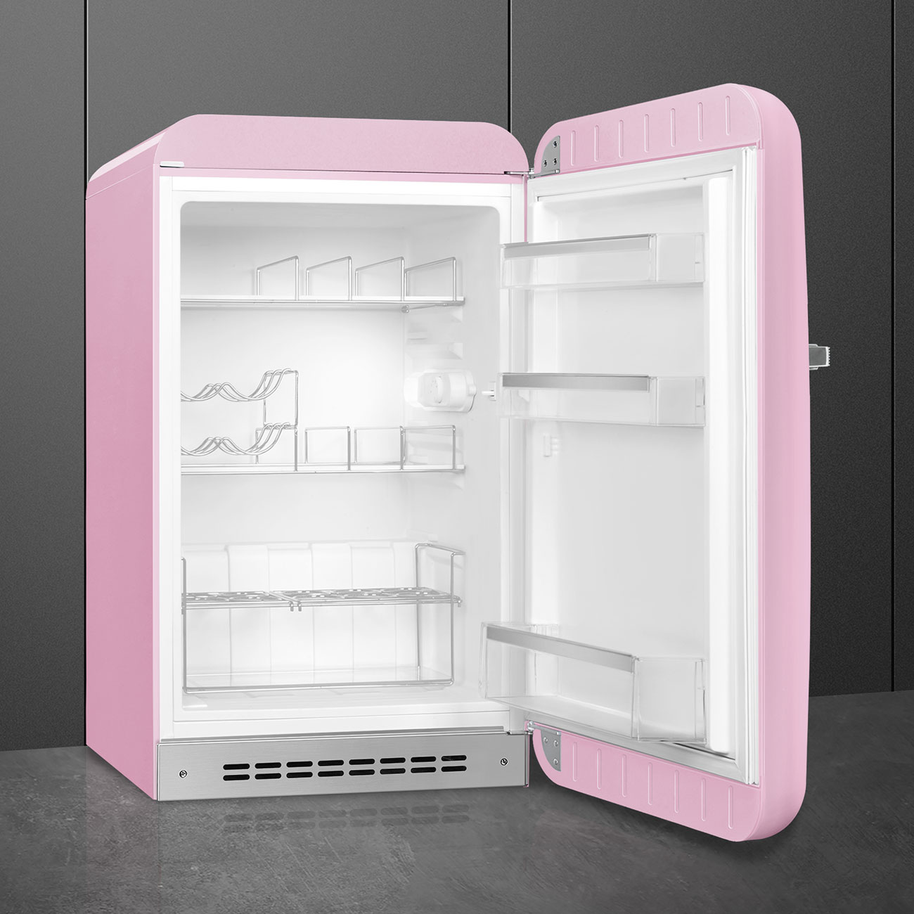 Smeg Frigorifero Monoporta Fab10hrpk6 Rosa