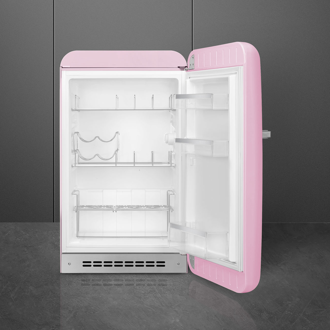 Smeg Frigorifero Monoporta Fab10hrpk6 Rosa