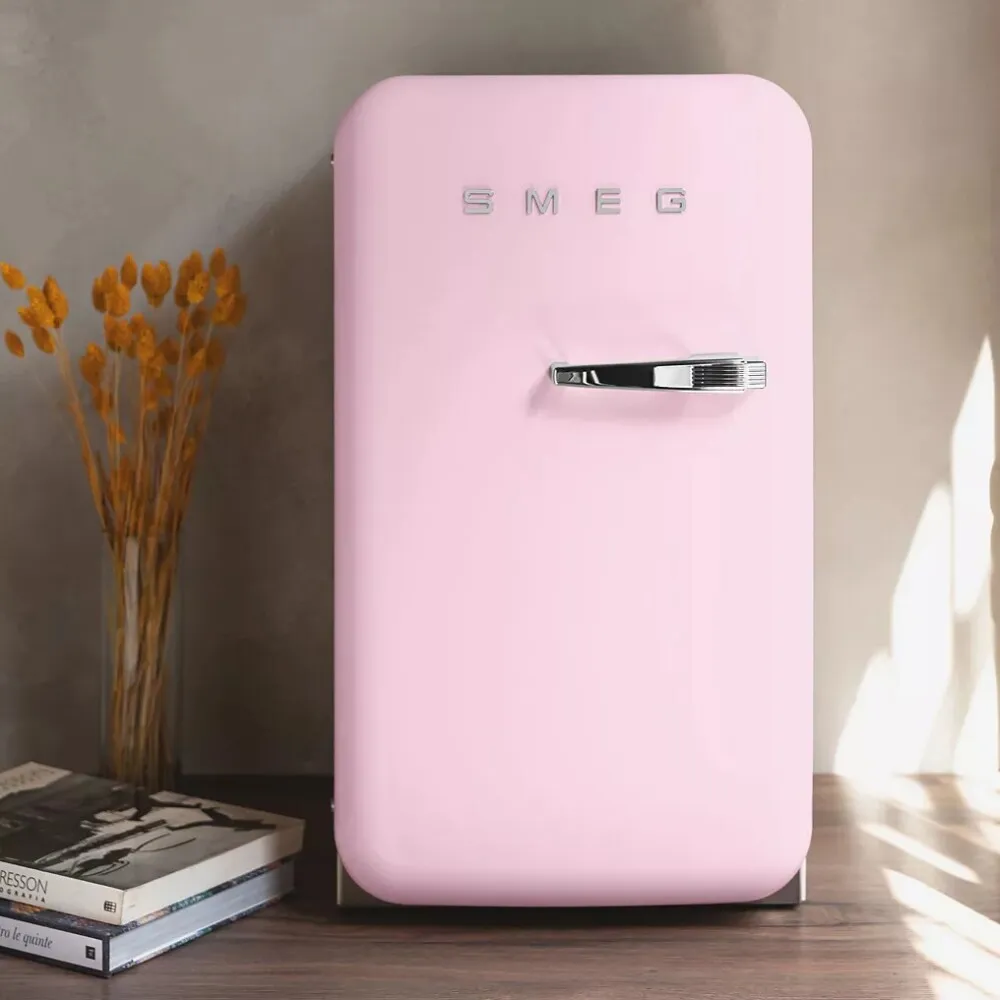 Smeg Mini Frigorifero FAB5LPK6 Rosa lucido