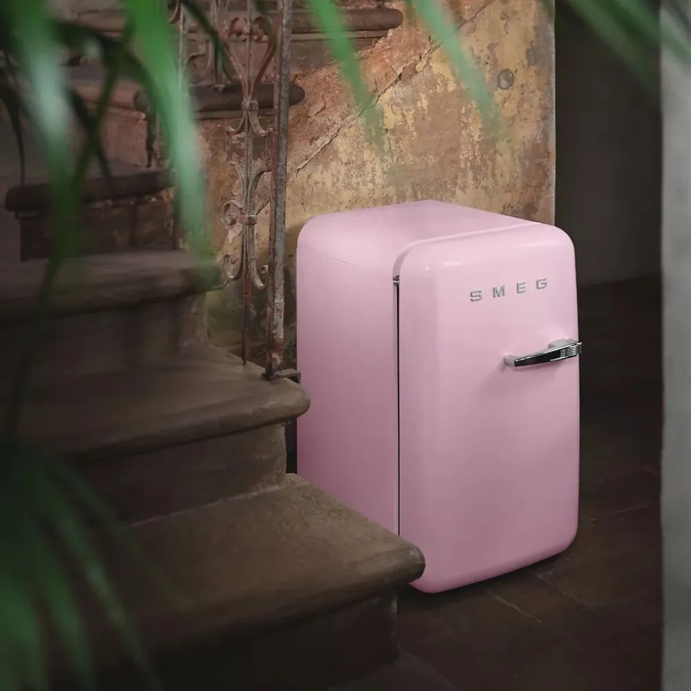 Smeg Mini Frigorifero FAB5LPK6 Rosa lucido