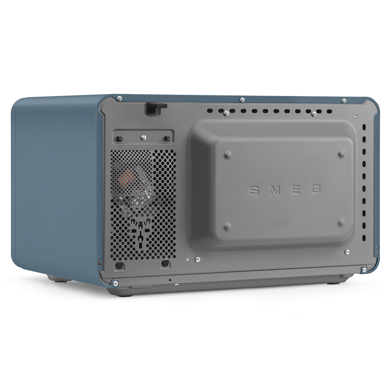 Smeg Forno a Microonde con Grill  Moc01sbmeu Storm Blue Opaco