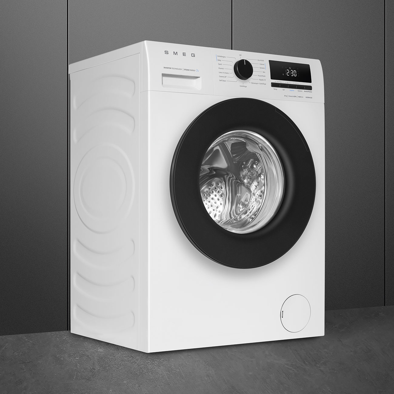 Smeg Lavatrice Slim 8Kg W3084a20 Bianco