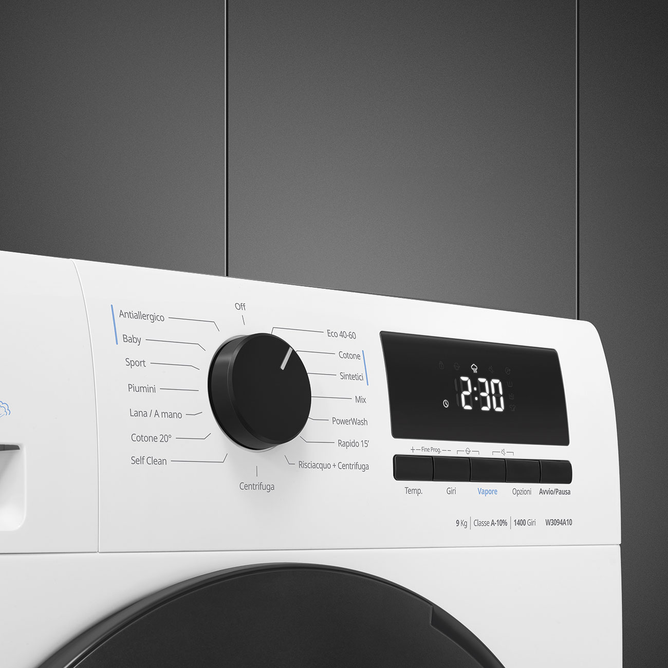 Smeg Lavatrice Slim 9kg W3094a10 Bianco