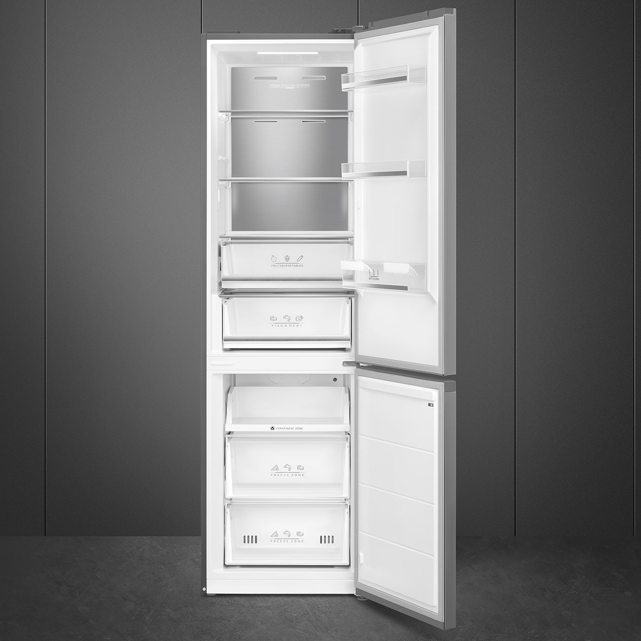 Smeg Frigorifero 378L Mc21xdnmb Inox Look