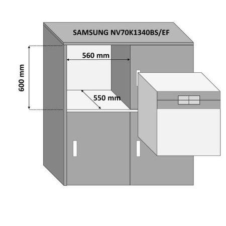 Samsung Forno elettrico 1700 w - Nv70k1340bs | Comet
