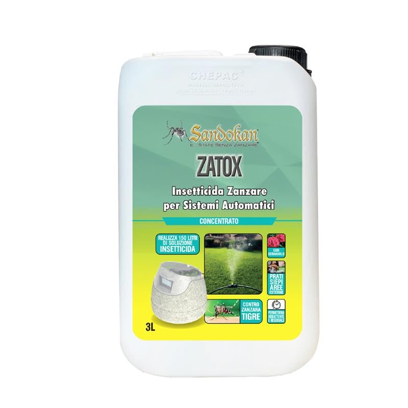 Sandokan Insetticida zanzare per sistemi automatici Zatox 3L