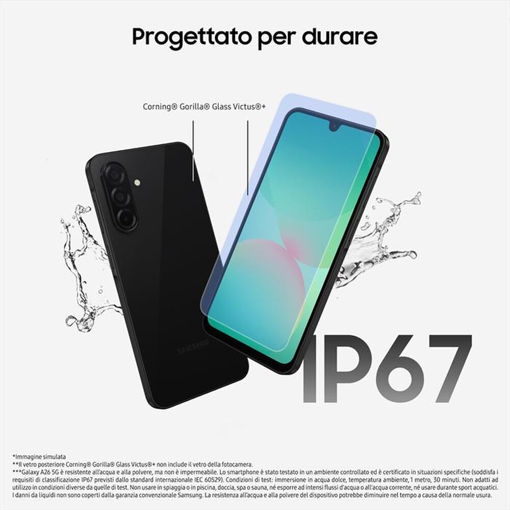 Windtre Samsung Galaxy A26 5g 6/128gb Black