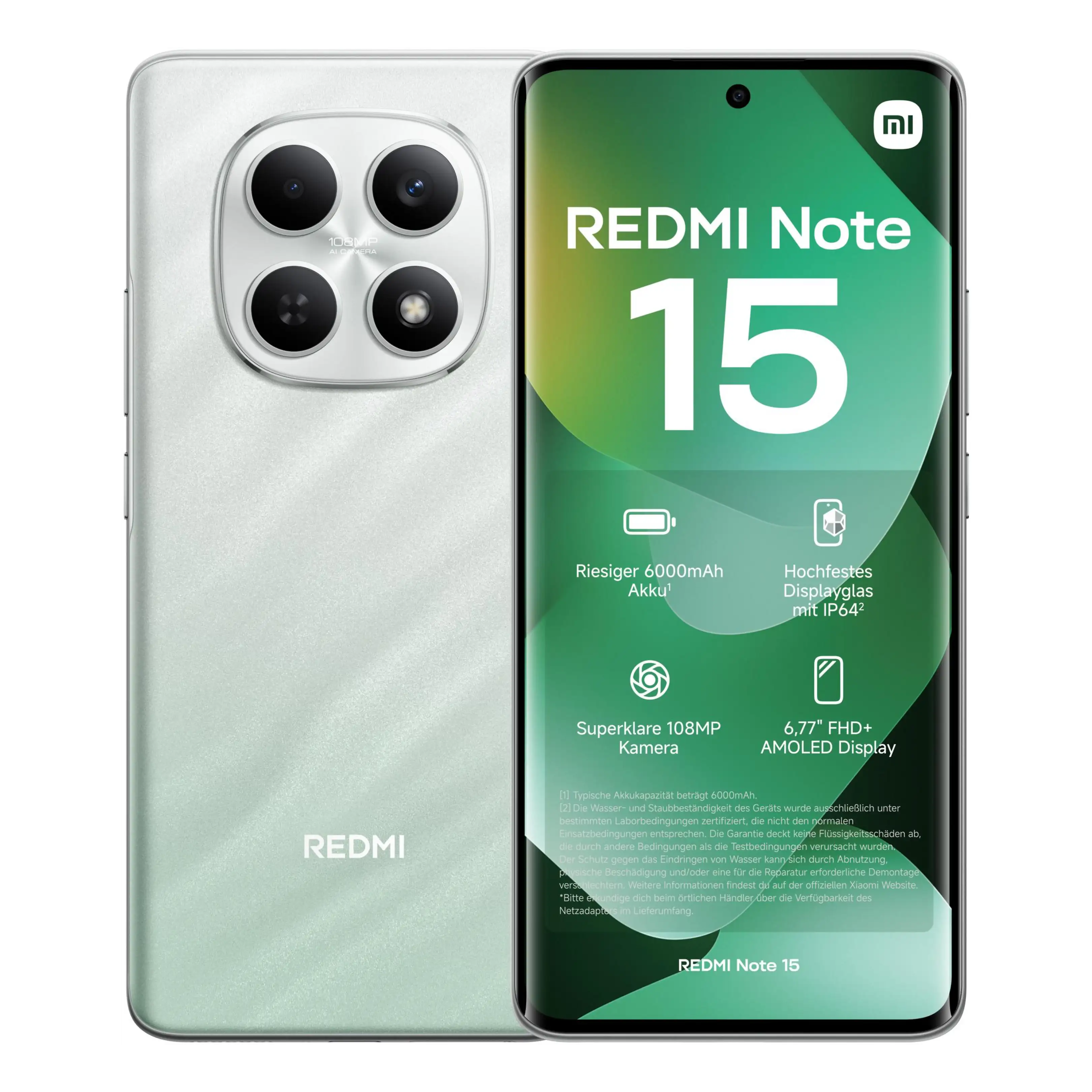 Windtre Smartphone Xiaomi Redmi Note 15 6/128GB Green
