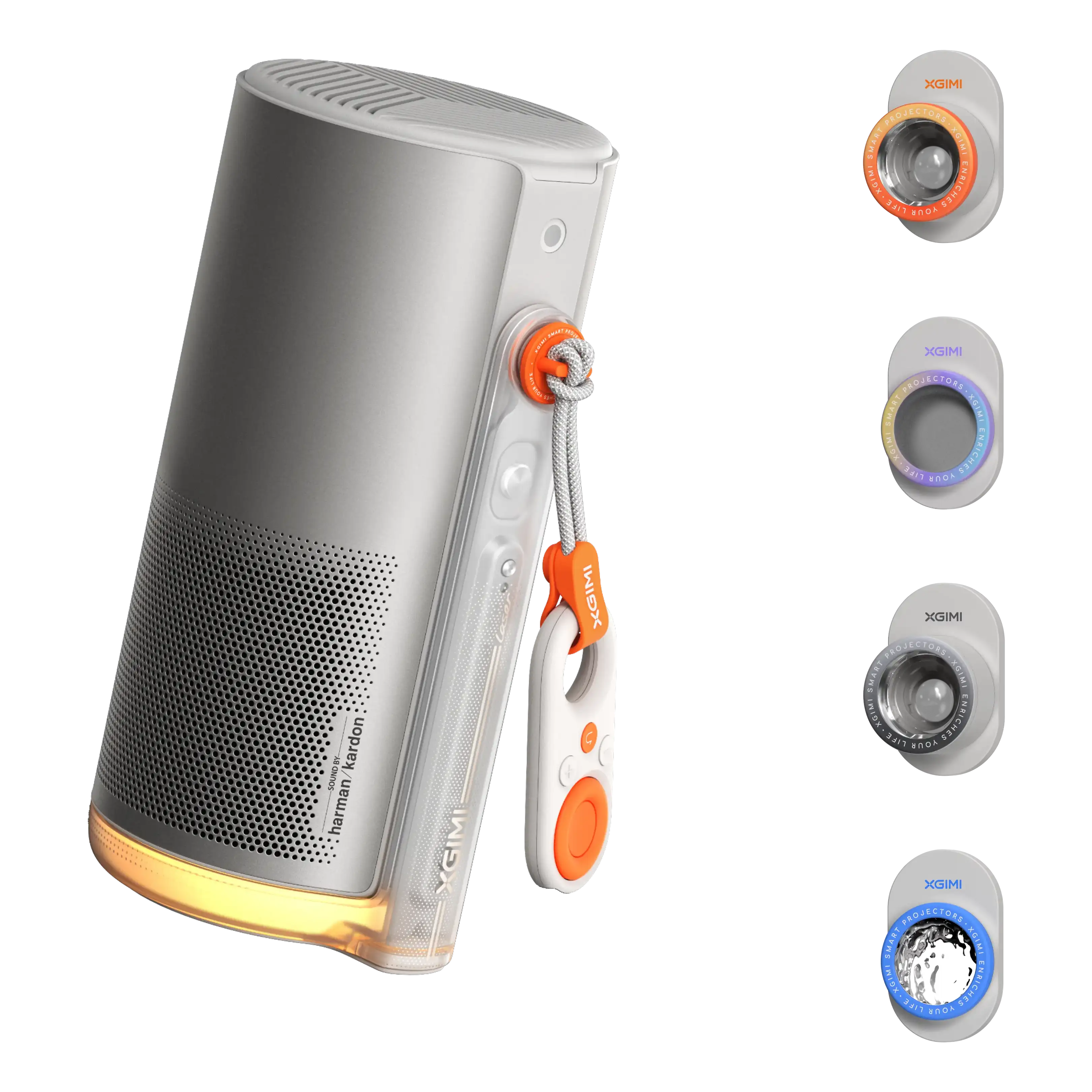 Xgimi Videoproiettore Mogo 4 World Cup Bundle Argento/Arancione