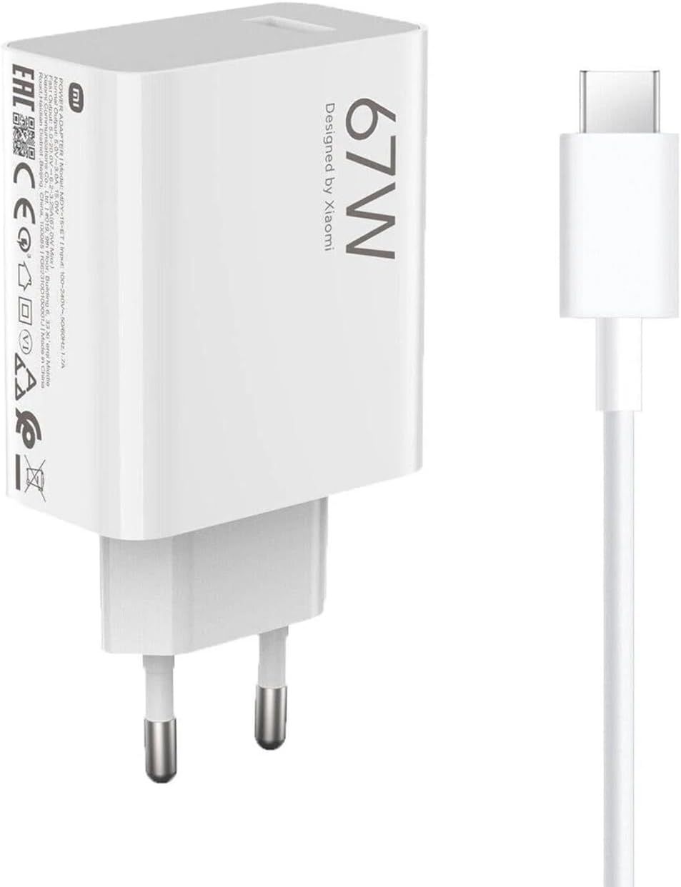 Xiaomi Caricabatterie 67W Bhr9465eu Bianco