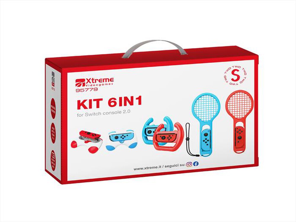 X-treme Nintendo Switch 2 Kit Racchette / Volanti / Joypad