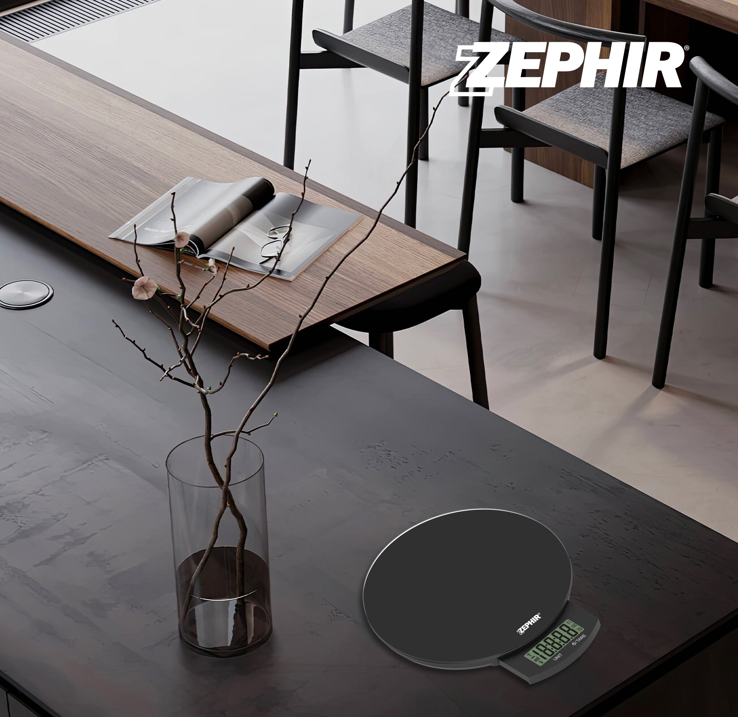 Zephir Bilancia Digitale da cucina Zhs522 Nero