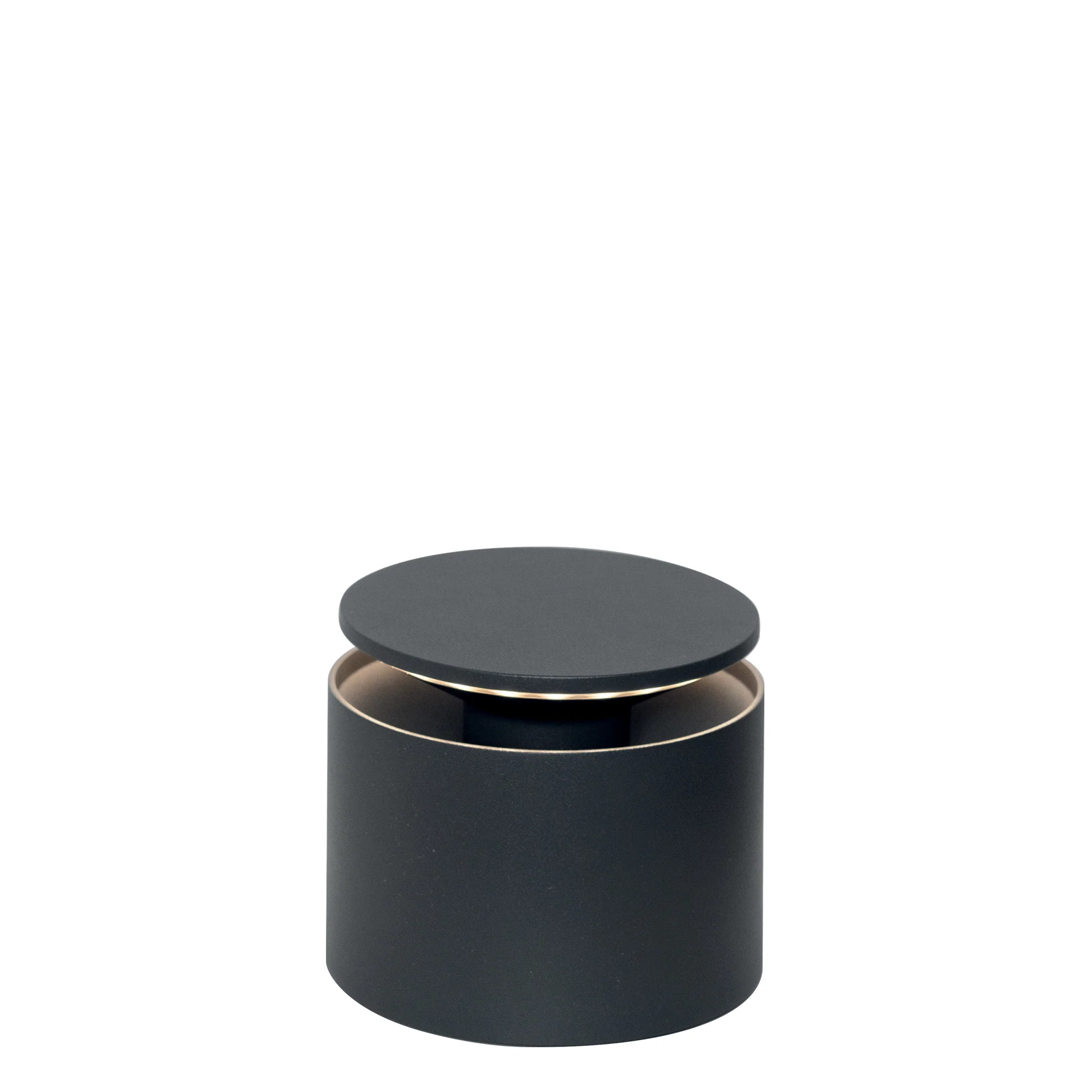 Zafferano - Push-Up Grigio Scuro Lampada da Tavolo