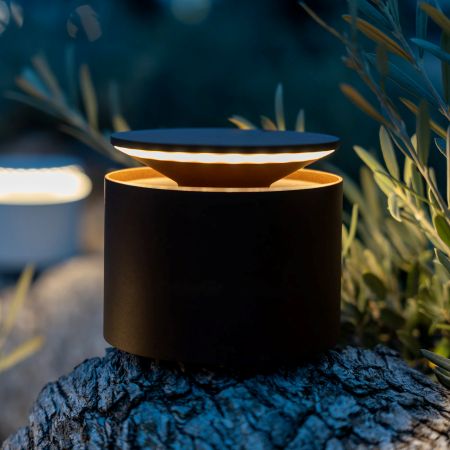 Zafferano - Push-Up Corten Lampada da Tavolo