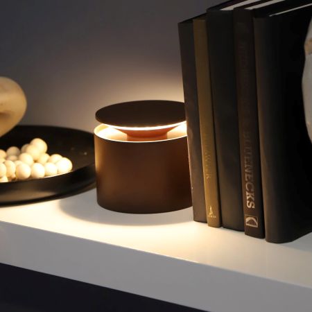 Zafferano - Push-Up Corten Lampada da Tavolo